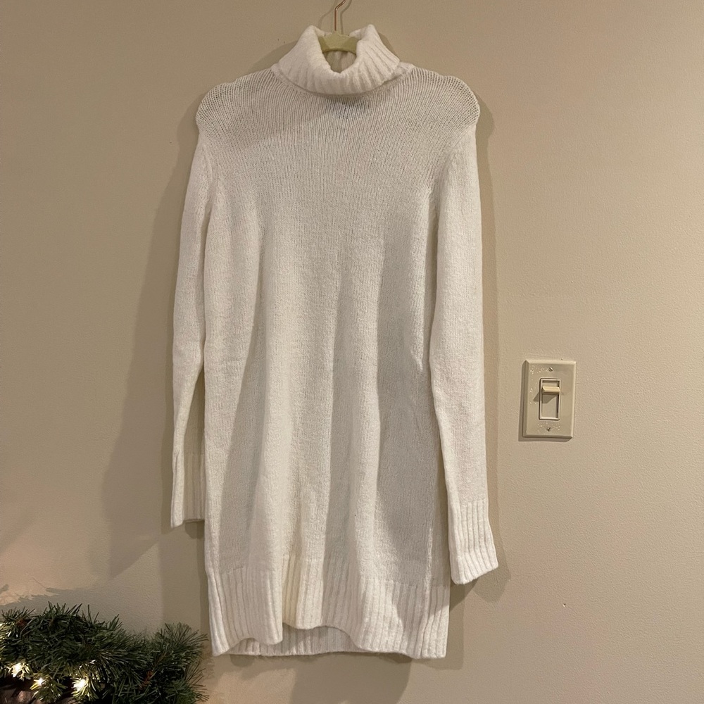 Sweater dress.